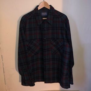 Pendleton Plaid Wool Flannel size XL